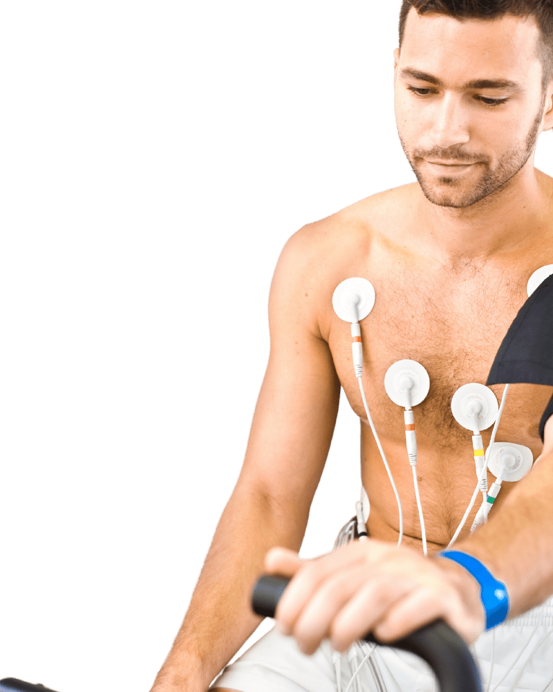 EKG Monitor Test Bike