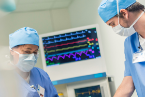 Vitals Monitor in Healthcare Facility